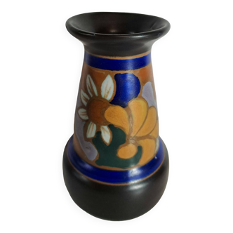 Vase en céramique Art Déco Eskaf Huizen Holland
