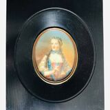 Miniature portrait de femme