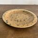 Vintage dessert plate in stoneware Origin Le Puisaye – 1970s
