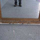 Mirror in time Golden stucco restoration 126x212cm