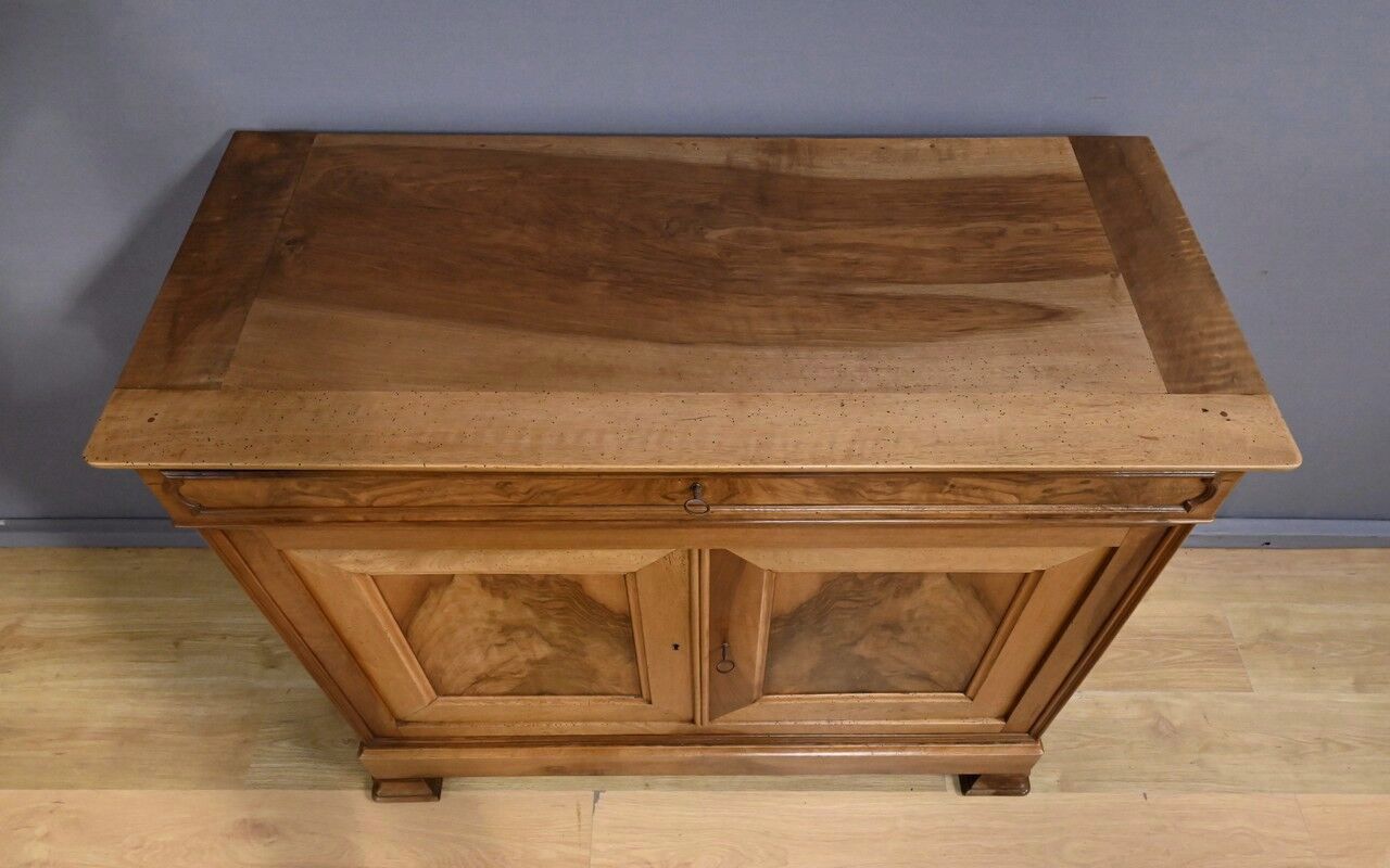 Walnut buffet sideboard, Louis-Philippe style – 1900
