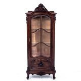 Oak display cabinet, France, around 1900. Antique.