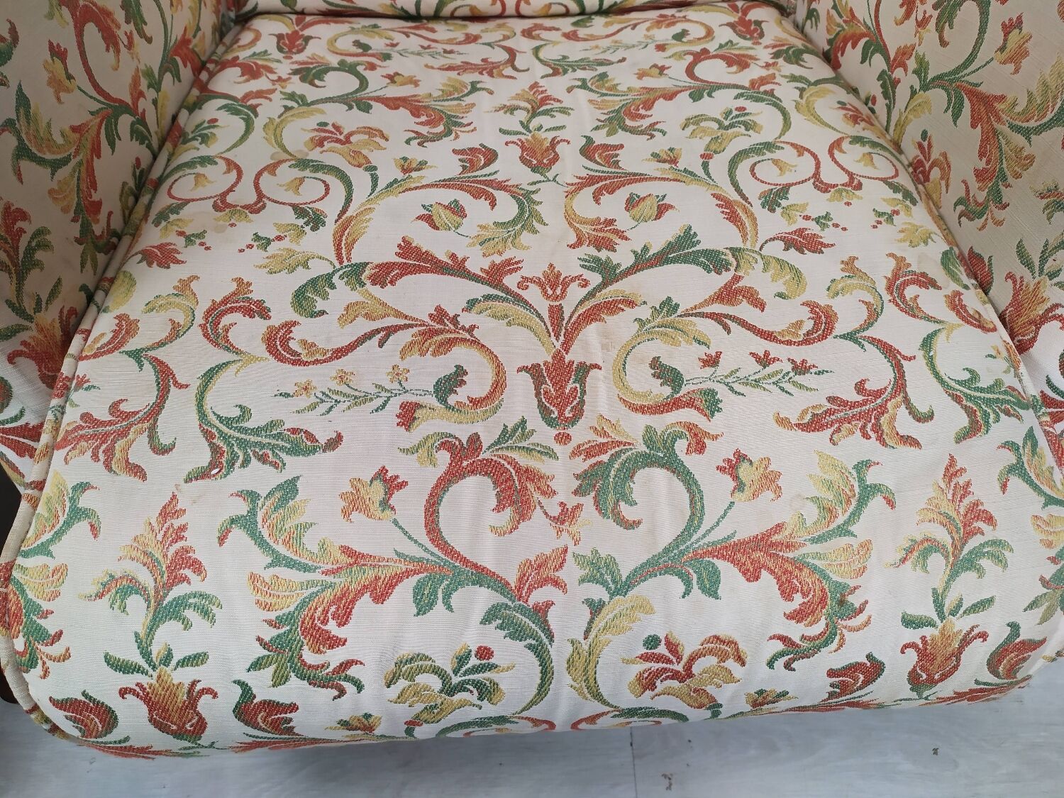 Pair of armchairs with ears