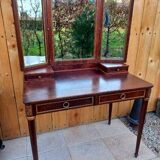 Ancienne coiffeuse triptyque époque fin 19ème - début 20ème