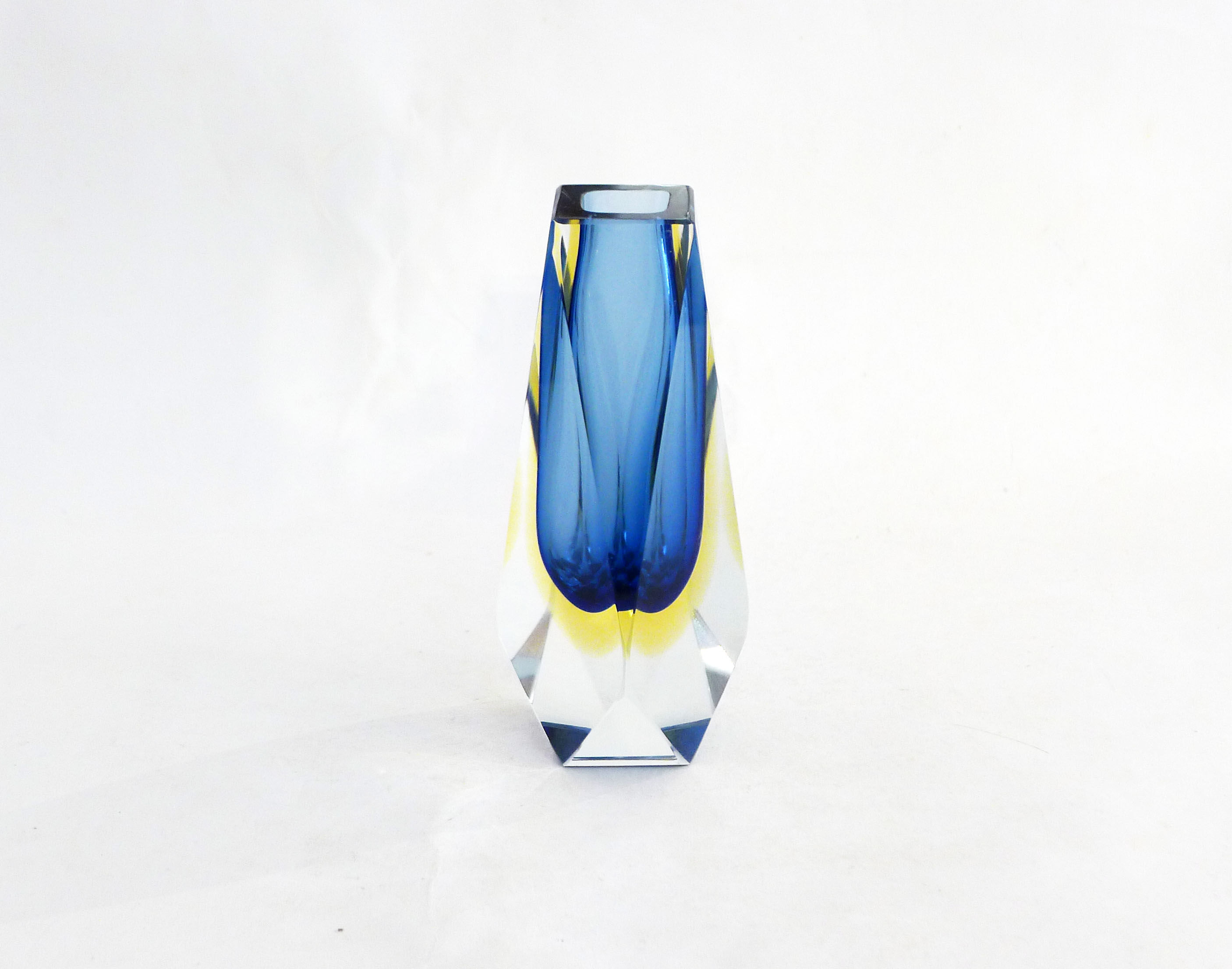 Murano Sommerso Vase F. Poli