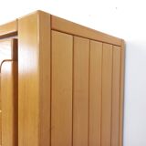 Vintage Maison Regain elm wardrobe from the 70s and 80s