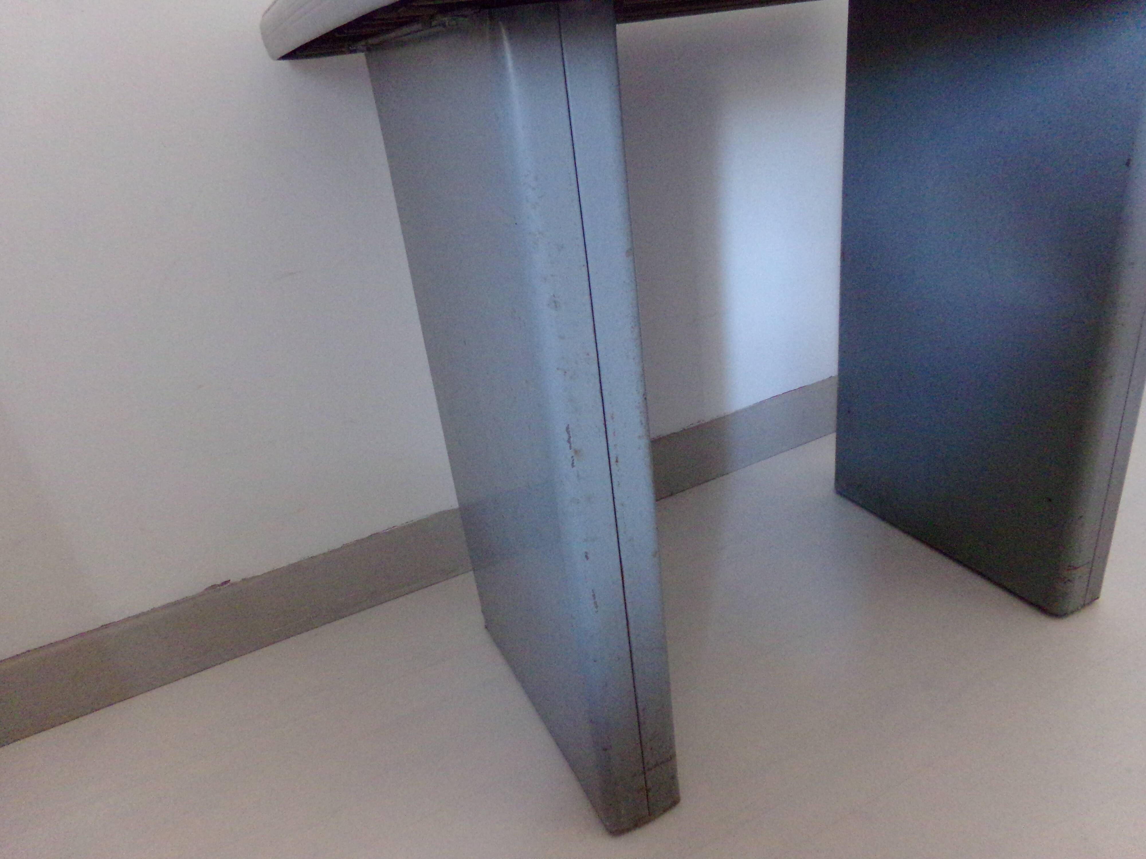 Steel industrial desk