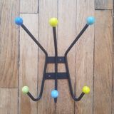Vintage wall coat rack