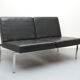 1960s 2-seater sofa in synthetic leather