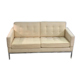 Vintage sofa two-seater Florence Knoll circa 1960