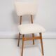Butterfly chair in beech wood and cream boucle, Europe, 1960