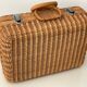 Rattan suitcase, 1960s-70s