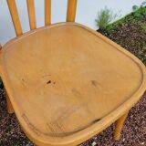 Set of 4 vintage restaurant bistro chairs - 1950s