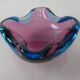 Sommerso Murano Glass Ashtray, Italy, 1960s
