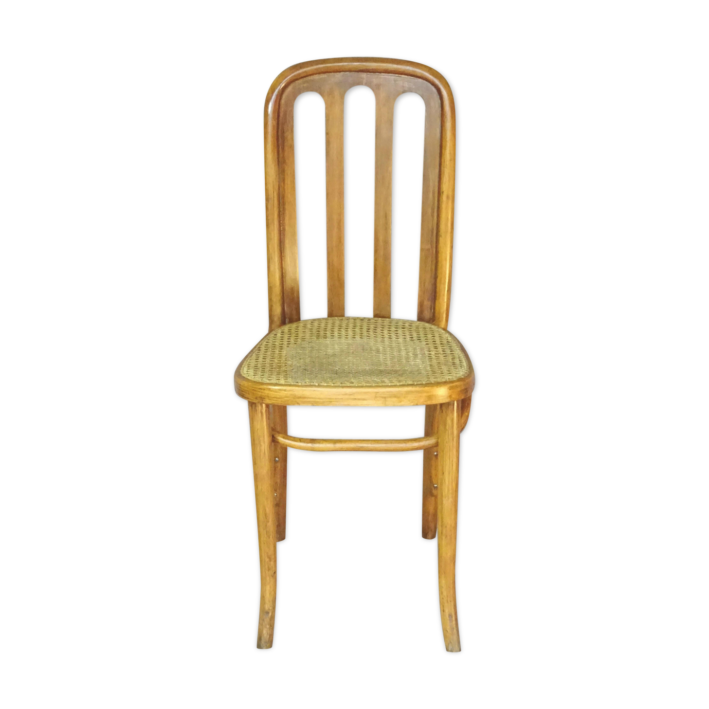 Chair Thonet N °391 XV of 1925 canned, walnut shade