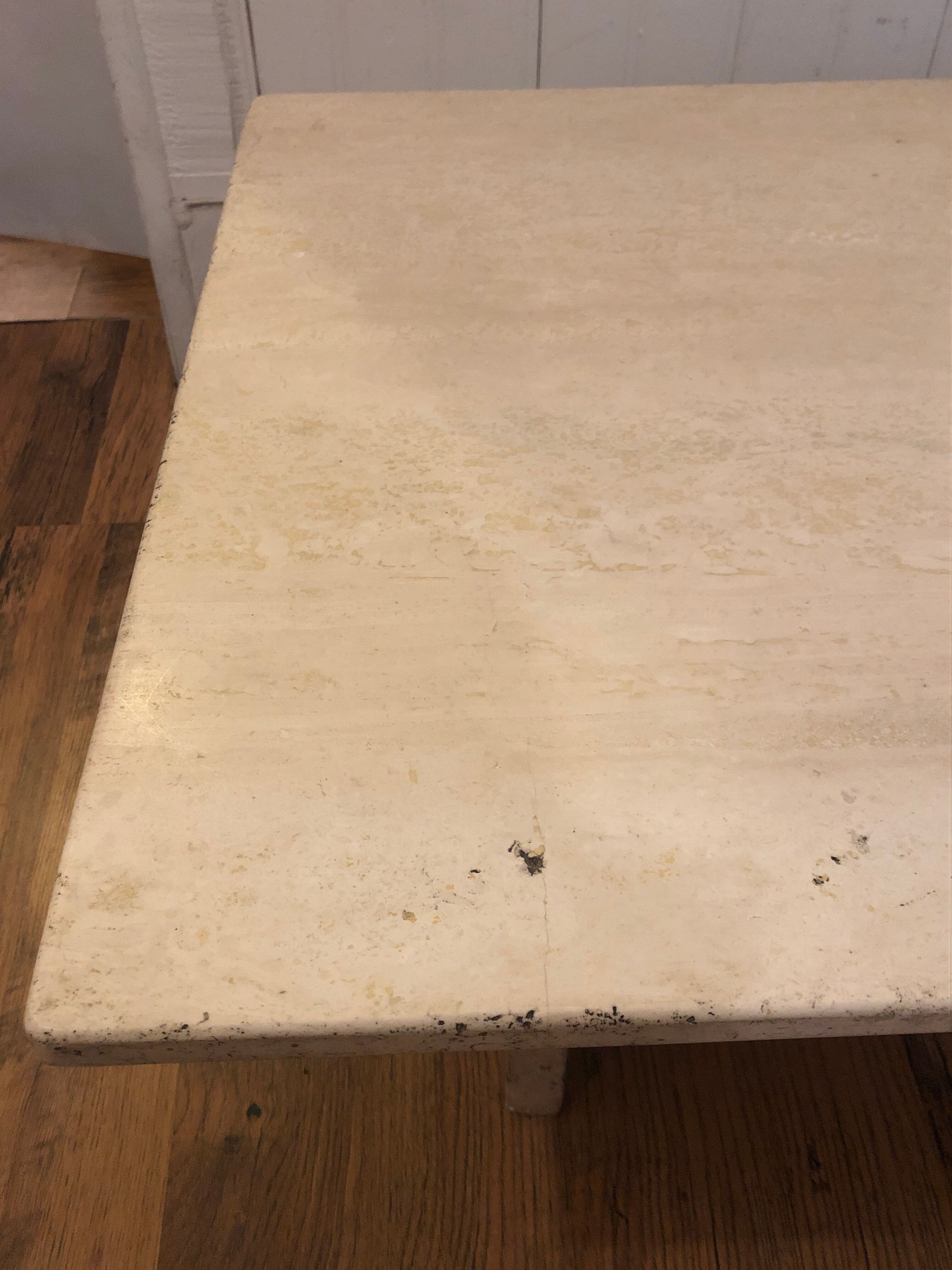 Coffee table travertine