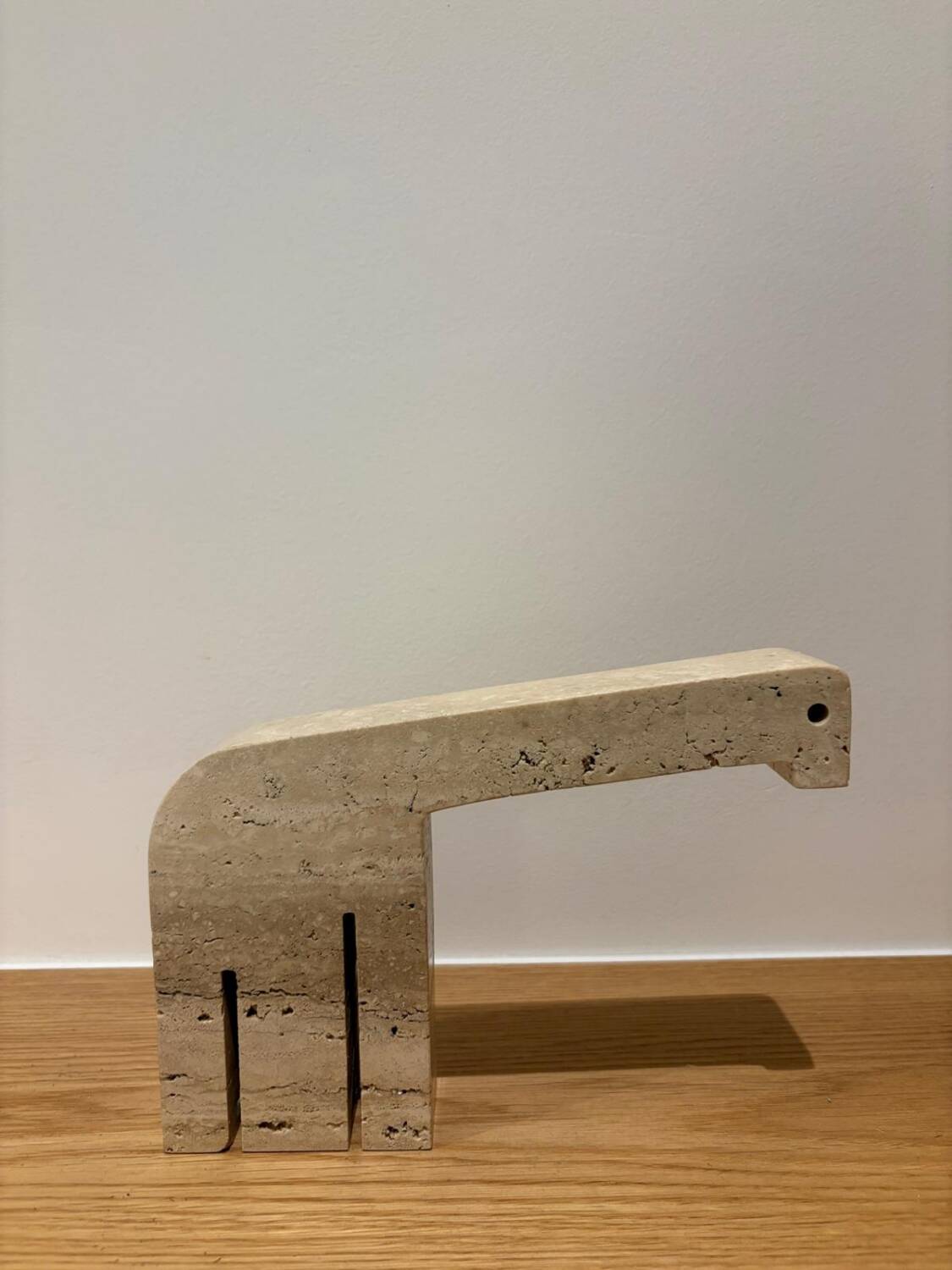 Travertine giraffe, Fratelli Mannelli, Italy, 1970s