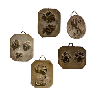Vintage antique plaster jewelry mold