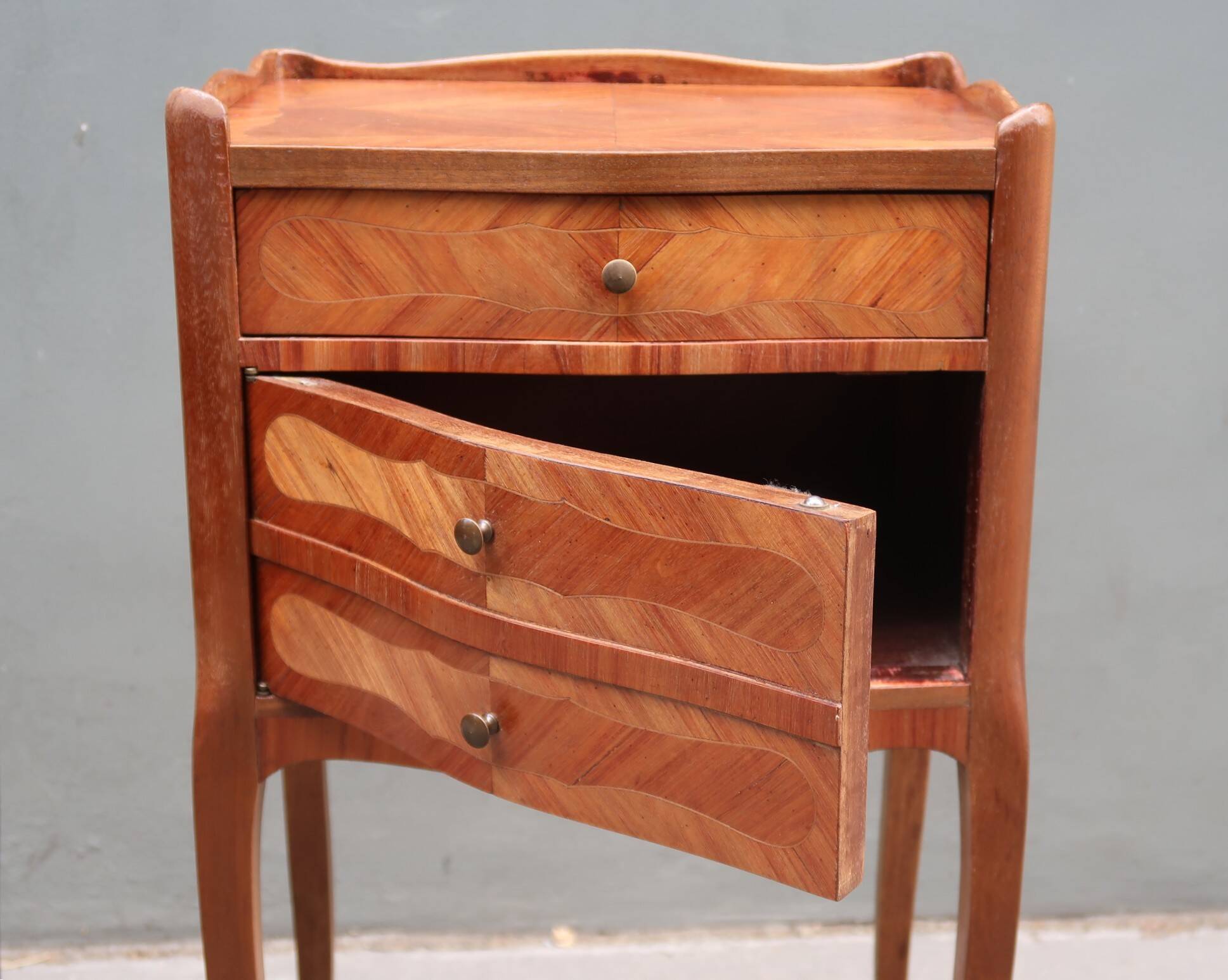 Pair of Louis XV style bedside tables