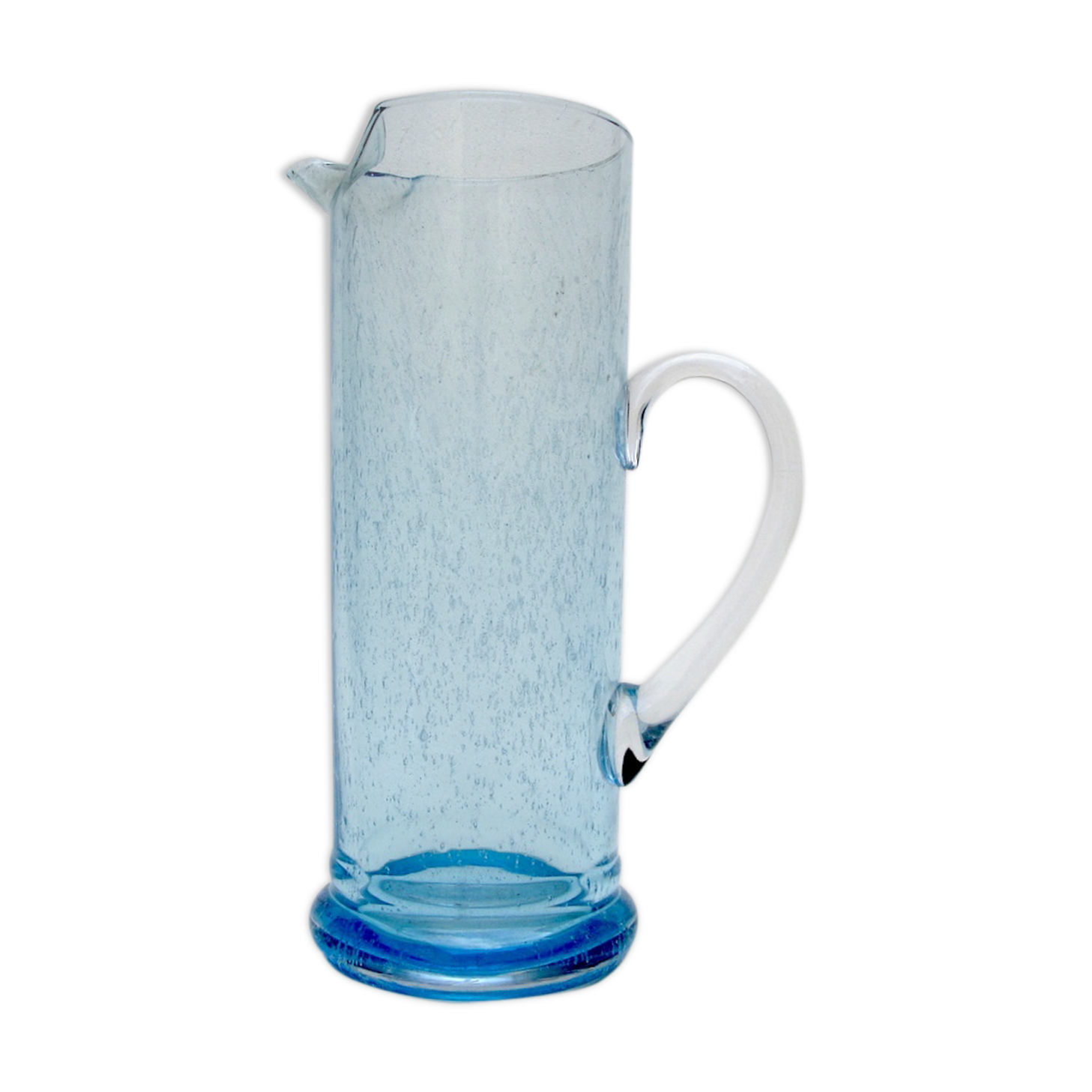 Vintage pitcher in bubbled glass