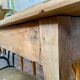 Former large farm table bistro bar café restaurant 290 cm solid wood