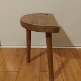 Vintage tripod wooden stool