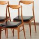 Set of 6 Vintage Scandinavian Teak Chairs – 1960s