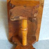 Footrest stool made of old wood