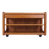 Mobile trolley with drawer.
