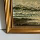 Oil painting on canvas Marine gold frame