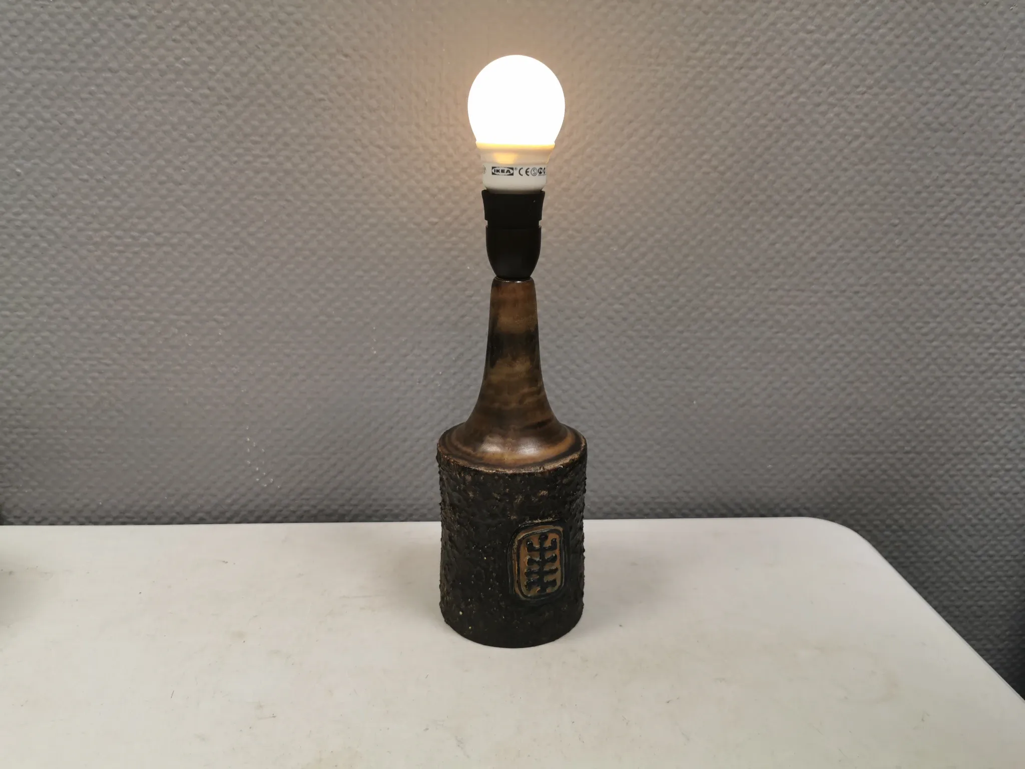 Lampe de table par Björn Ceramics, années 1960, Danemark.