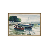 Watercolor Louis PARRENS 1904-1993.Lesconil