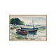 Watercolor Louis PARRENS 1904-1993.Lesconil