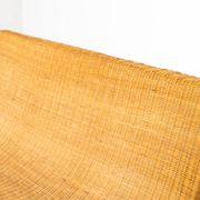 Mid-Century Modern Wicker Bench, Italy, 1970s