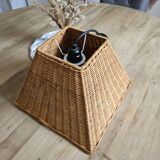 Wicker pendant light