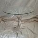 Table basse gerbe de blé fin années 1960