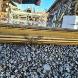 Louis XVI style gold mirror 74x128cm