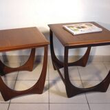 Deux tables gigognes G Plan en teck