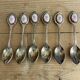 6 old teaspoons