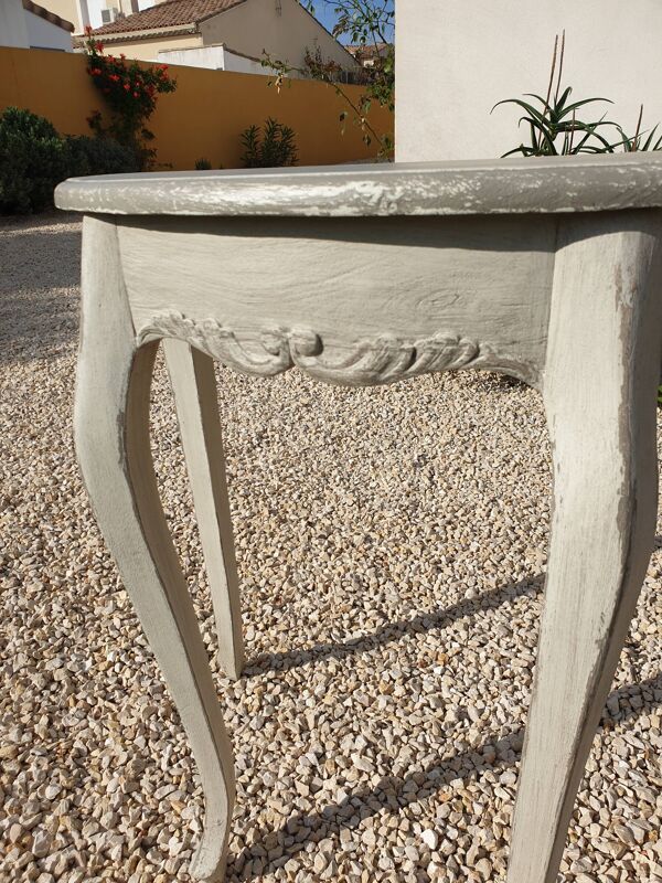 Console shabby chic patinée