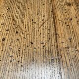 Large oak farmhouse table from France, early 1900s