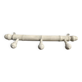 White wooden coat rack / coat hook