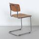 Vintage tubular chair 1121 by gispen in 1970s