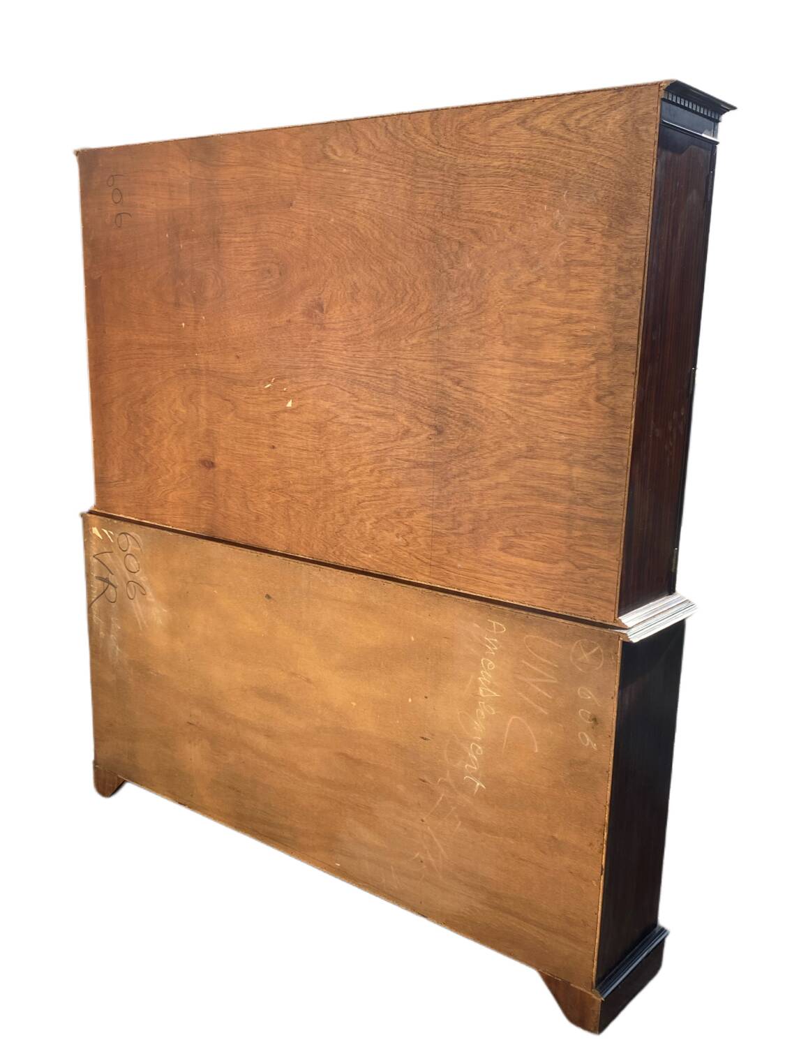 Victorian style mahogany secretary English library