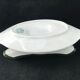 Saucière avec sous-assiette attachée antique Villeroy et Boch Boch Mettlach XIX siècle