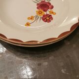Montereau opaque porcelain plates