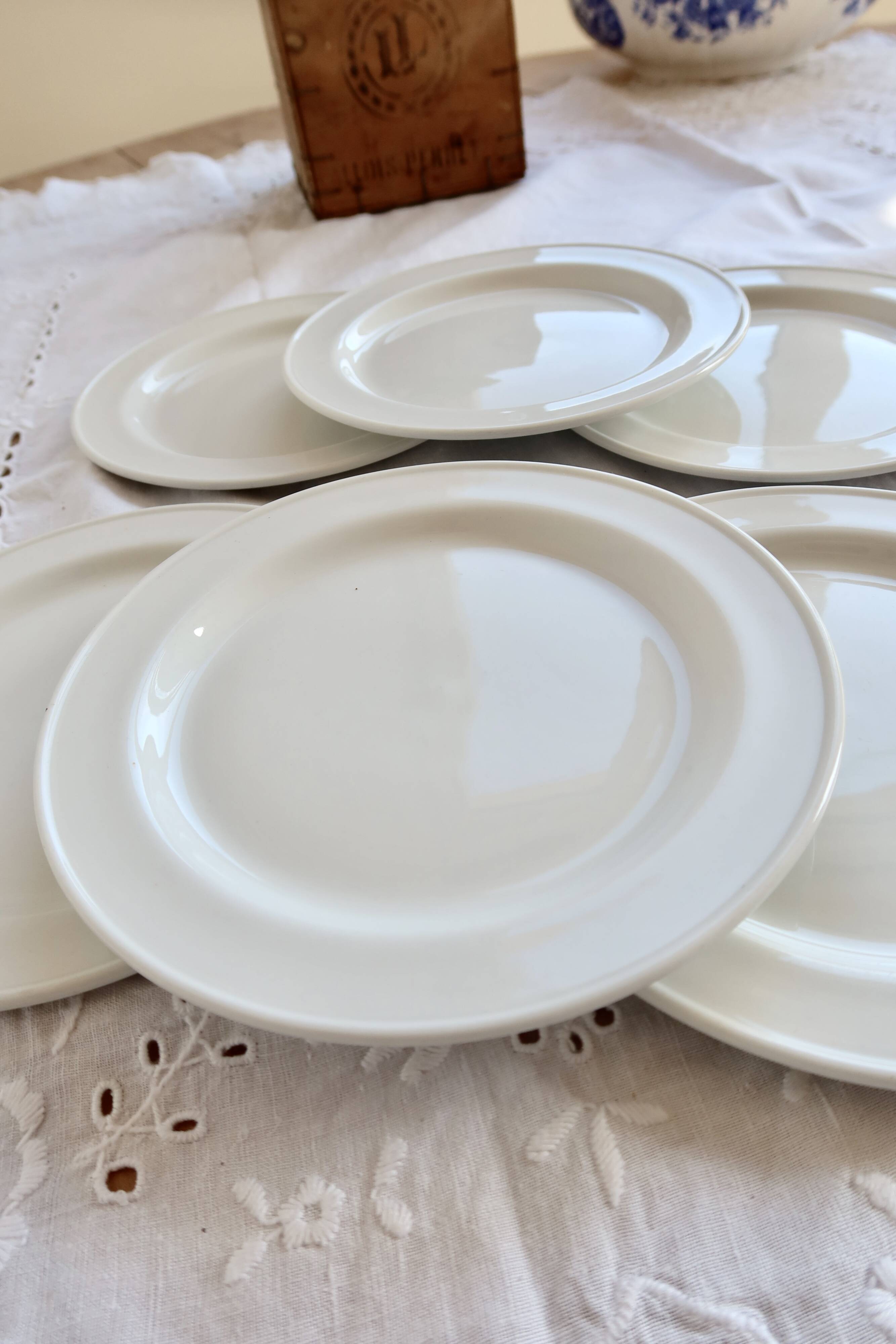 6 vintage porcelain dessert plates Steelite – Made in England