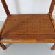 Pair of rattan and bamboo bedside tables 1970s