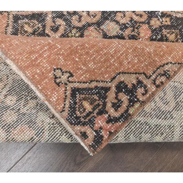 Turkish Oushak Wool Runner 78x286