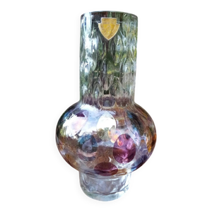 vase cristal bohème